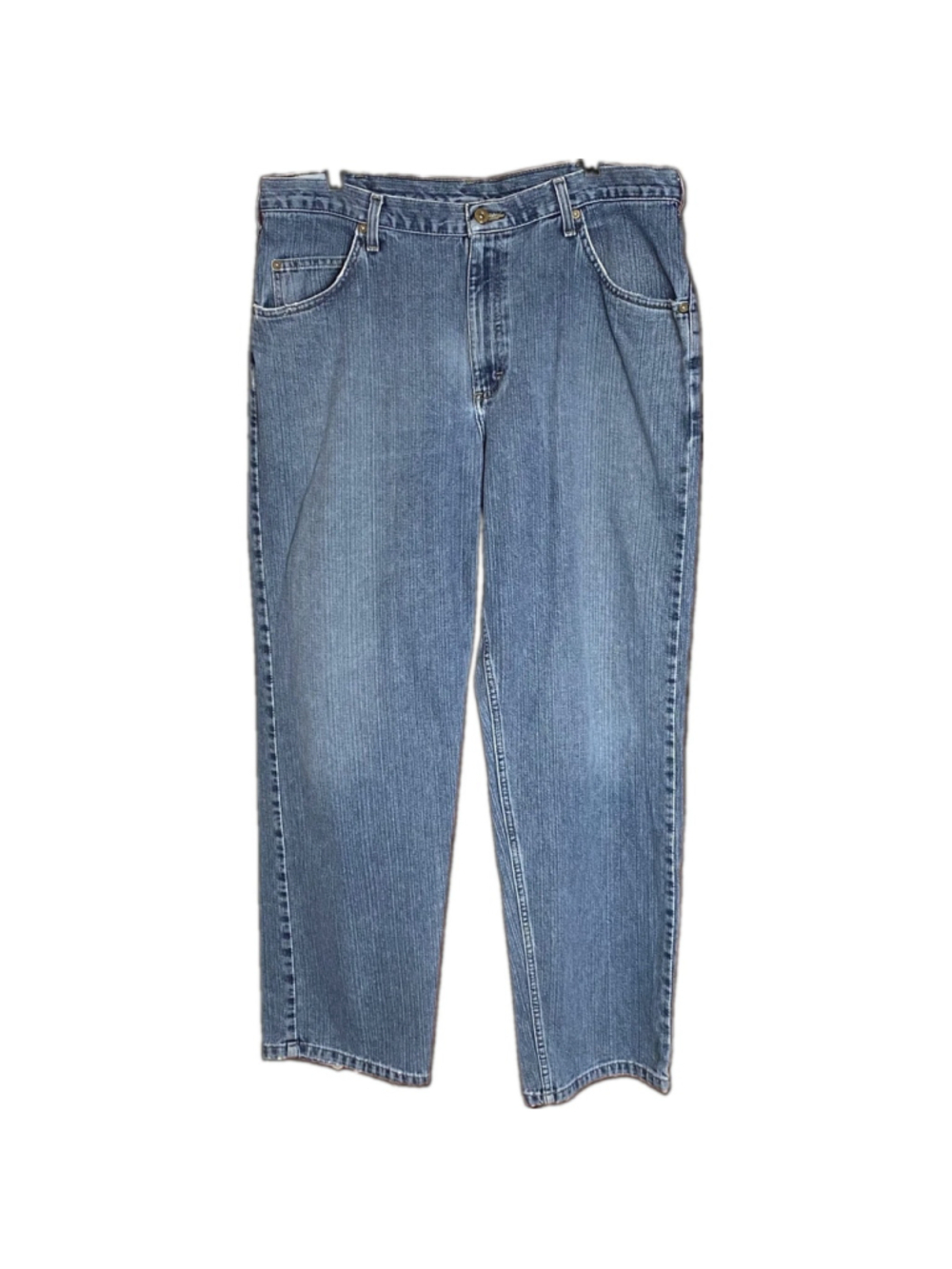 Vintage Y2K 2002 Lee Dungarees Jeans Baggy Loose Fit Skater Grunge 36x32